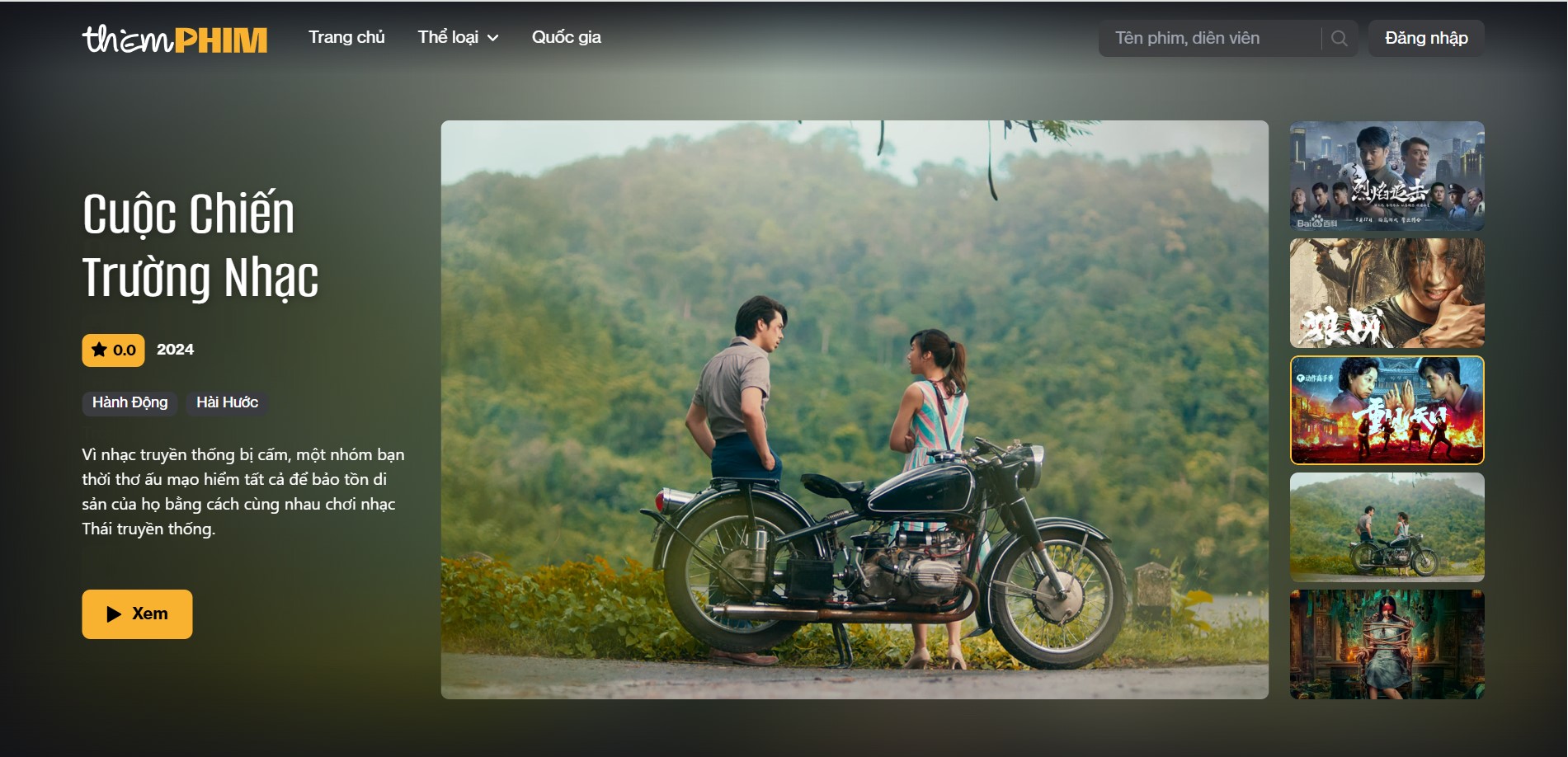 Theme phim v12 core ophimcms chạy laravel