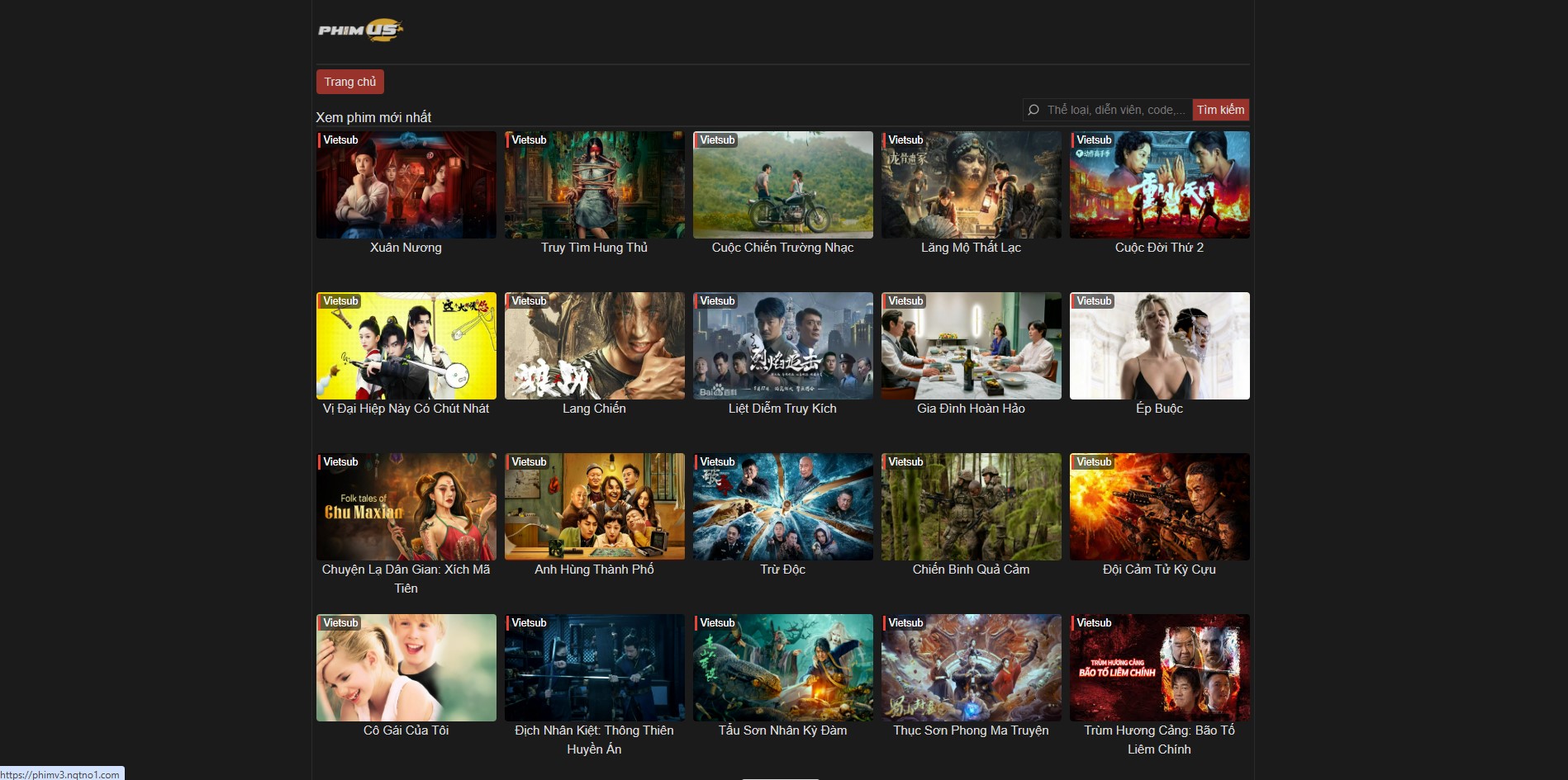 Theme phim v3 core ophimcms chạy laravel