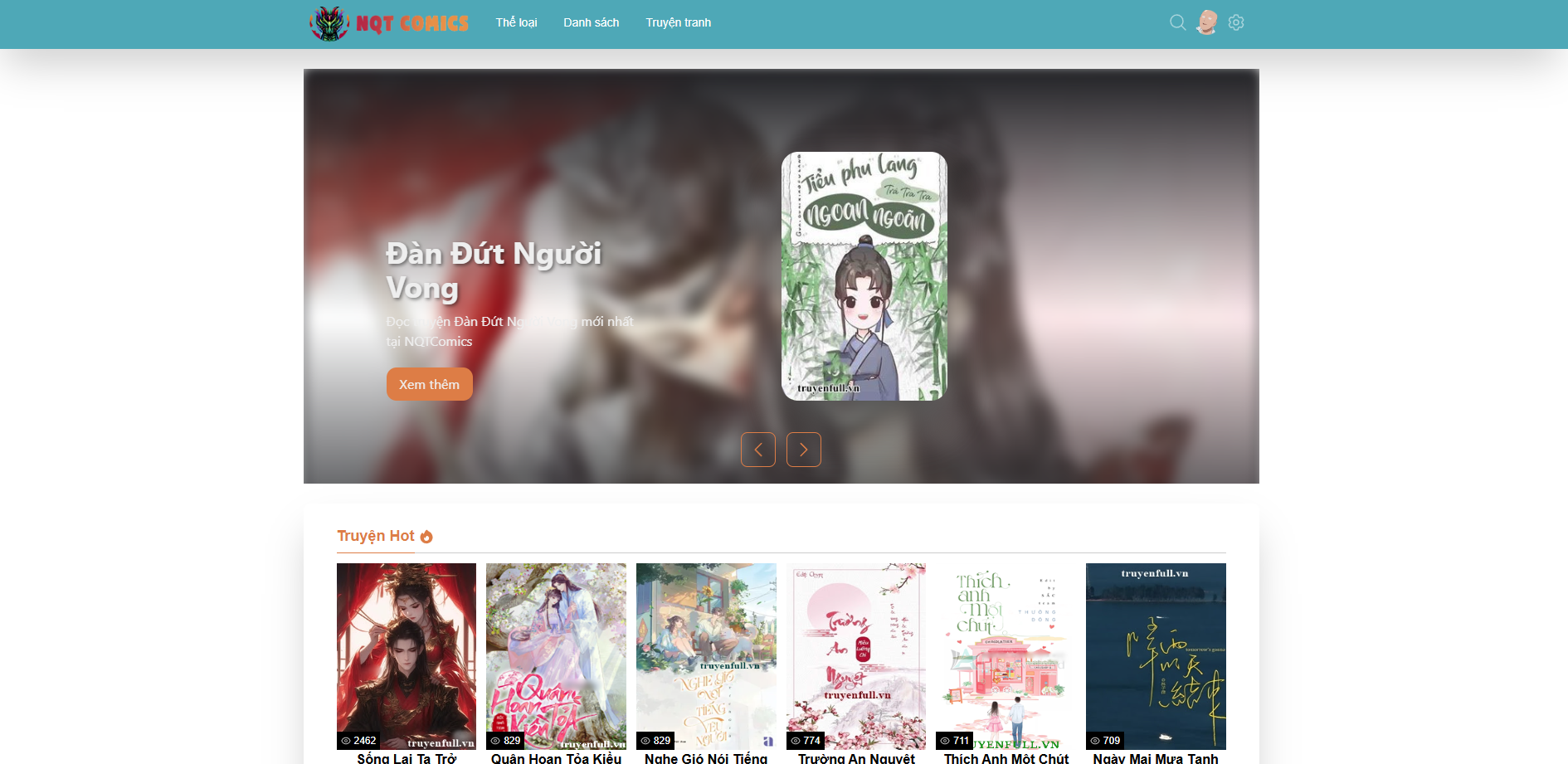 Theme truyện v4 chạy laravel truyện chữ kết hợp truyện tranh nguồn từ otruyen vả truyenfull (có phần đăng truyện cho tác giả)