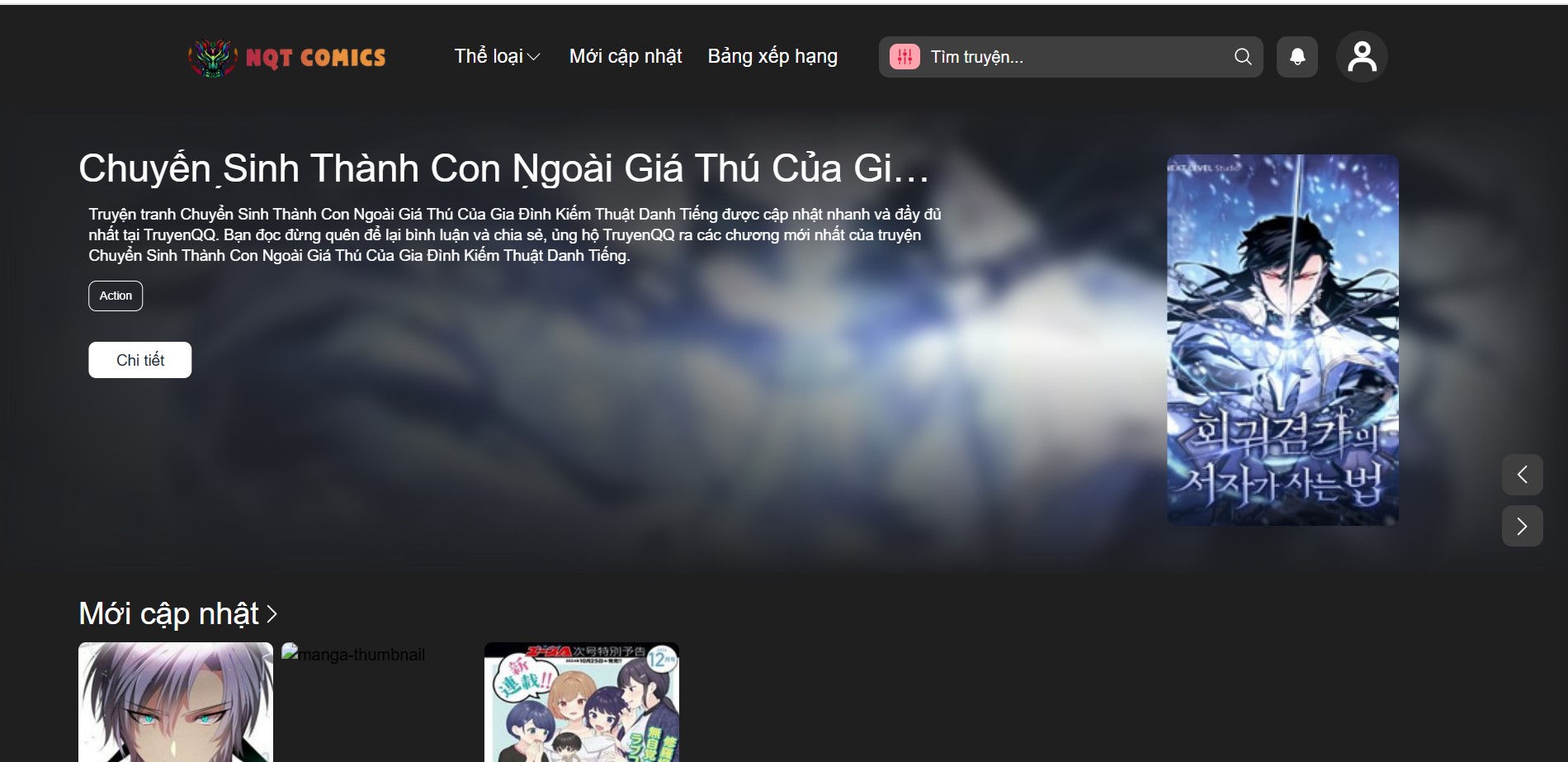 Theme truyện v1 chạy laravel nguồn truyện từ otruyen